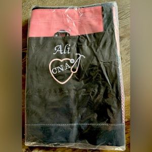 Gemline tote bag personalized CNA ALI pink